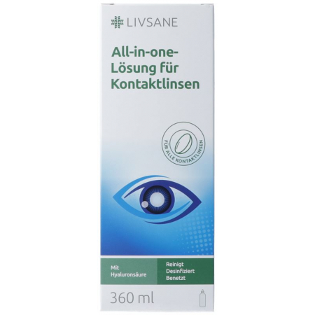 LIVSANE универсальный раствор для контактных линз.