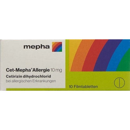 Cet-Mepha Allergy Filmтаблетки 10 мг 50 шт.