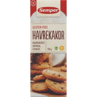 SEMPER Havrekakor Oat Cookies glutenfree