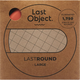 Многоразовые ватные диски LastRound, широкие персиковые