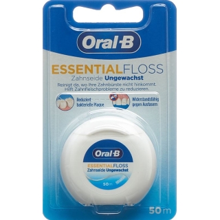 Oral-B Essentialfloss 50 м, невощеная