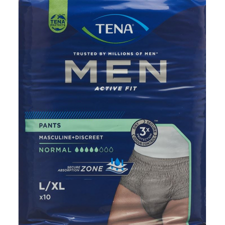 TENA Men Active Fit Pants Normal L/XL