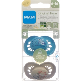 MAM Original Nuggi Pure Rubber 6–16 месяцев