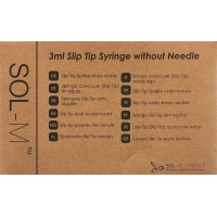 SOL-M Einwegspritze 3ml SlipTip