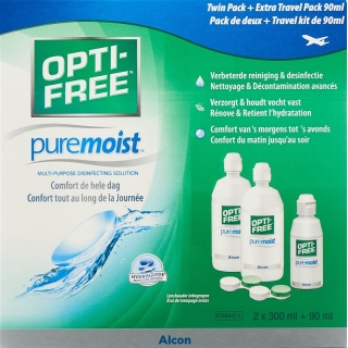 OPTI FREE PureMoist 2x300ml + 90ml