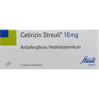 CETIRIZIN Streuli Filmtabl 10 mg