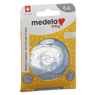 Мягкий силикон Medela Baby Nuggi 0–6, синий