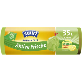 SWIRL Müllbeutel Aktive Frische 35l