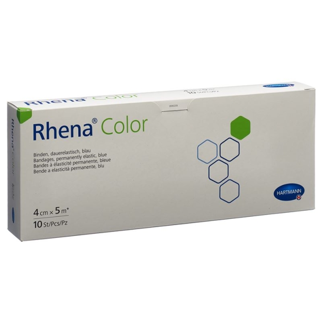 Подушечки RHENA Color Elast 4смх5м синие открытые