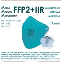 VASANO Maske FFP2 + Typ IIR türkis D/F/I VASANO Maske FFP2 + Typ IIR türkis D/F/I