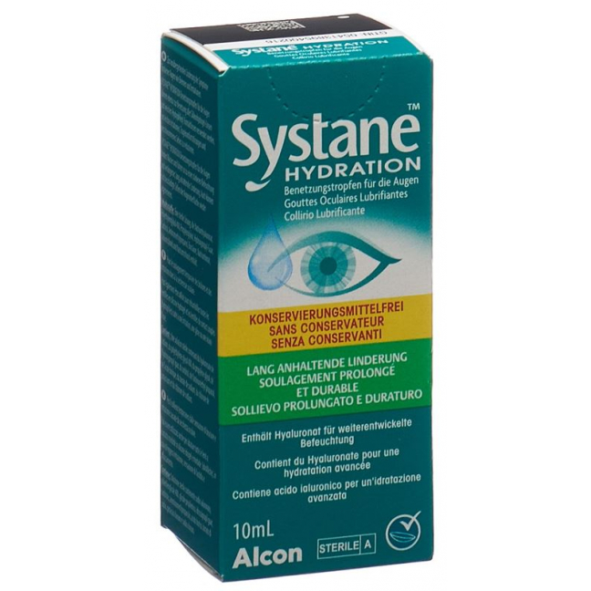 Systane Hydration Wetting Drops без консервантов фл 10 мл