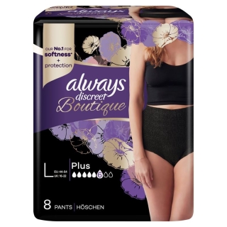ALWAYS Discreet Boutique Inkont Pants L schw