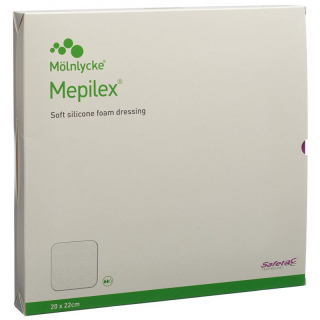 Пенная повязка Mepilex Safetac 20х22см, силикон, 5 шт.