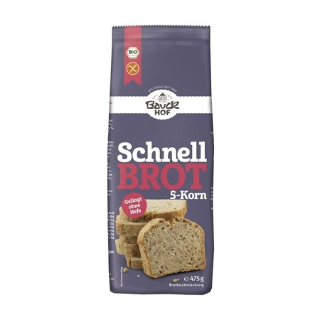 BAUCKHOF Schnellbrot 5-Korn glutenfrei