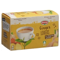 Чай Morga Ginger Lovers в пакетиках с органическими бутонами, 20 шт.