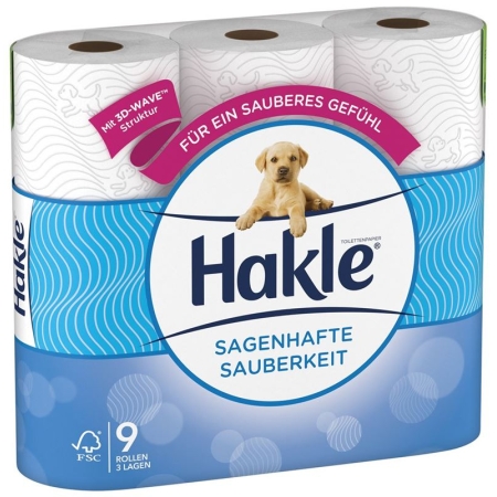 HAKLE Toilettenpapier Sagenha Saub wei FSC
