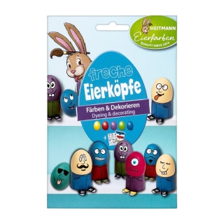 HEITMANN Set Freche Eierköpfe Farbe und Dekor