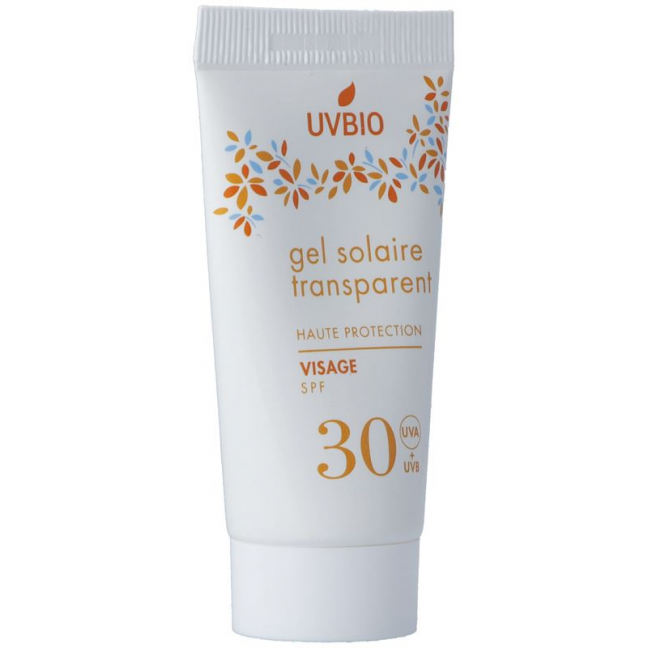 UVBIO солнцезащитный гель SPF30 Tb 30 мл