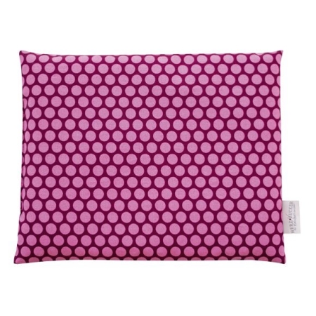 HERZZUCKER Traubenkernkissen 26x21cm Punkte pink