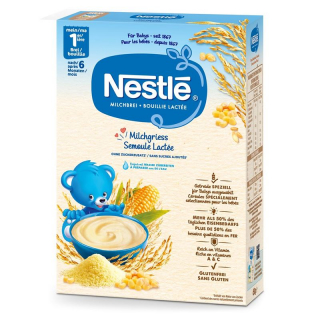 Крупа молочная NESTLE манная 6М