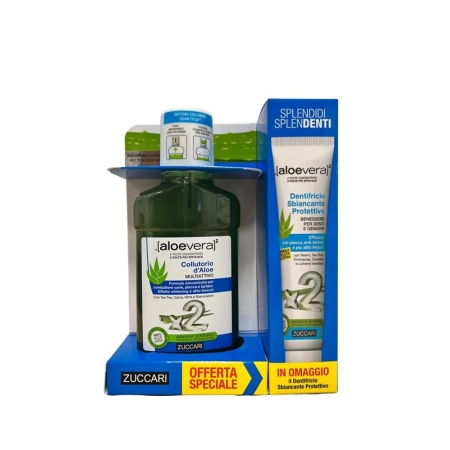 ZUCCARI Colluttor Aloe+Dentifric Aloe 250ml+100ml