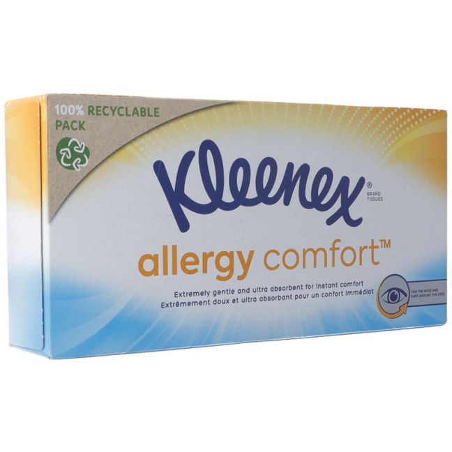 Салфетки для лица Kleenex Allergy Comfort Box, 56 шт.