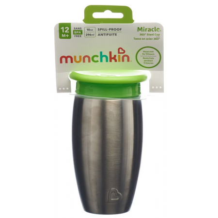 MUNCHKIN Miracle Edelstahlflasche 296ml