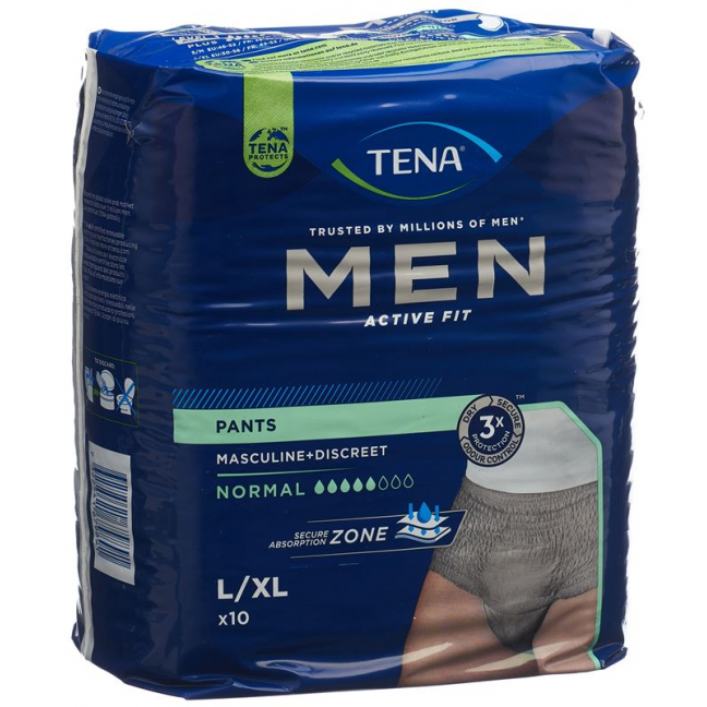 TENA Men Active Fit Pants Normal L/XL