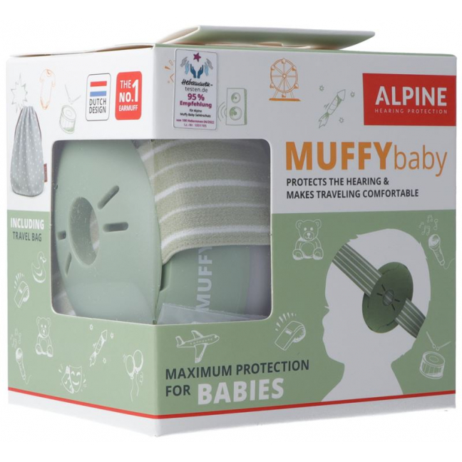 Детские наушники ALPINE MUFFY оливковый