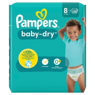 PAMPERS Baby Dry Gr8 17+кг Ext Large Spar n