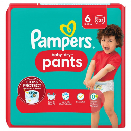 PAMPERS Baby Dry Pa Gr6 14-19kg Ex La Spa n