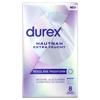 Плотно прилегающий презерватив DUREX очень влажный.