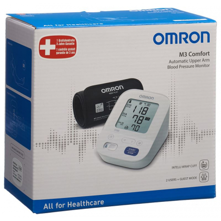 Плечо для измерения артериального давления OMRON M3 Comfort, бесплатное обслуживание