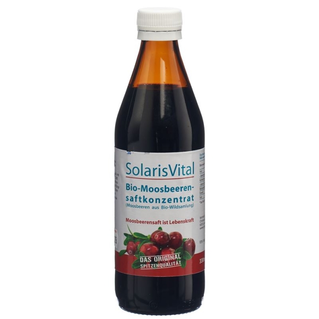 SOLARISVITAL Moosbeerensaft Bio