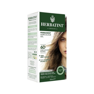 HERBATINT Гель-краска для волос 6D Темно-золотистый блондин