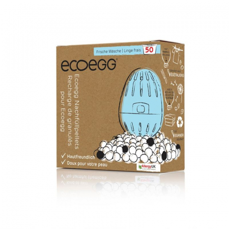 Гранулы EcoEgg для стирки яиц Свежее белье на 50 загрузок