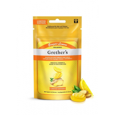 GRETHERS Ginger Lemon Vitamin C Past o Z