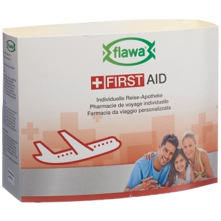 FLAWA Individuelle Reise-Apotheke gelb/grau