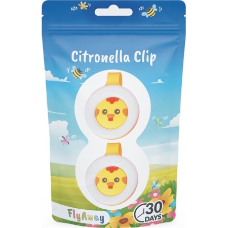 FLYAWAY Citronella-Clip Chick Duopack