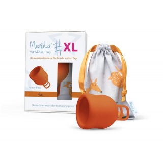 MERULA Menstruationstasse XL fox orange