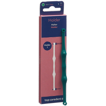 TOP CAREDENT Holder 1 Halter Interdental L grün