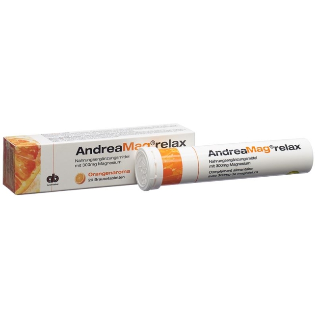 ANDREAMAG relax Brausetabl Orangenaroma