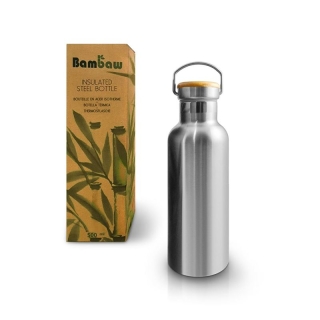 BAMBAW isolierte Edelstahlflasche 500ml