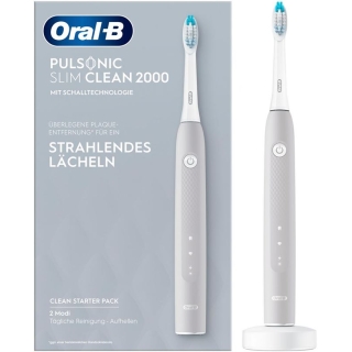 ORAL-B Pulsonic Slim Clean 2000 серый