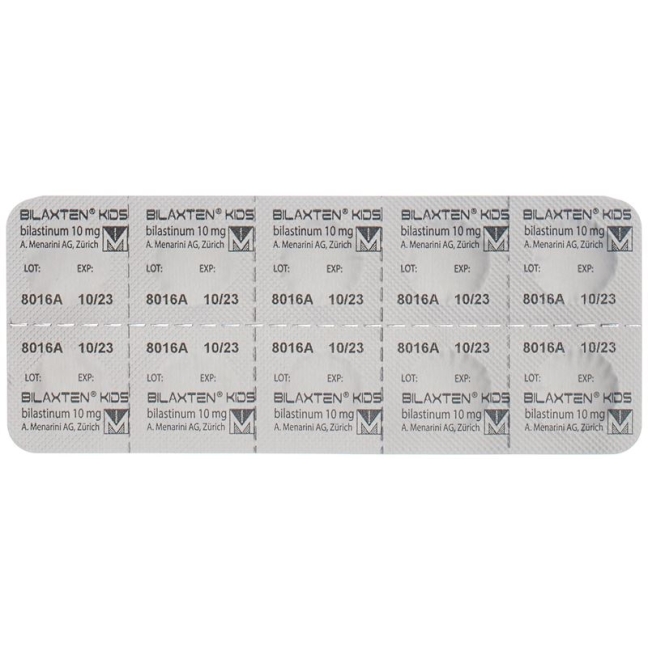 Bilaxten Kids Schmelztabletten 10mg 50 Stück