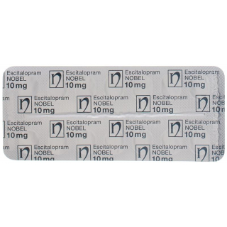 Escitalopram Nobel Filmtabletten 10mg 28 Stück