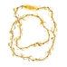 Selena's baby amber necklace 32-34cm gold color Abger