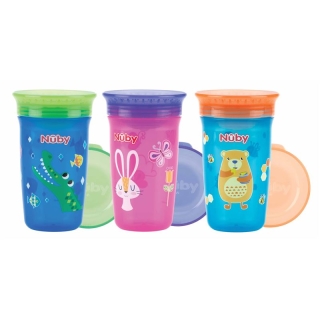 Nuby Trinktasse 360? Wonder Cup 300ml Auslaufsich