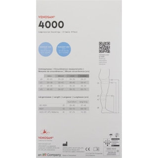 Venosan 4001 A-GHS KKL1 L длинный закрытый сафьян 1 пара