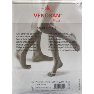 Venosan Aes Ad L Long Open Белый 1 пара